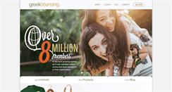 Desktop Screenshot of greeklicensing.com